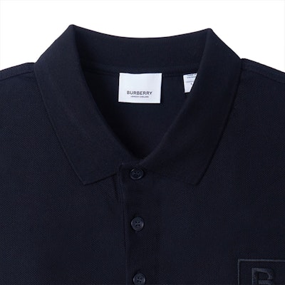 Polo Negro Burberry Hombre Manga Corta Corte Recto con Logo Imprimido. 80530221 Details for Polo Negro Burberry Hombre Manga Corta Corte Recto con Logo Imprimido. 80530221