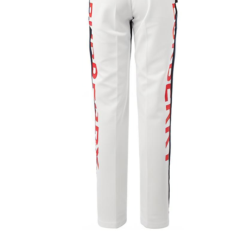 Cheap 버버리 로고 프린트 투톤 캐주얼 팬츠 블랙 앤 화이트拼色 45590271