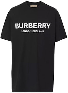Burberry Logo Cetak T-Shirt Unisex Kapas Hitam 80094941 Buy Burberry Logo Cetak T-Shirt Unisex Kapas Hitam 80094941