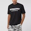 Lookbook Kaos Burberry Logo Print Unisex Katun Hitam 80094941