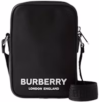 Burberry Logo Print Vertical Paddy Bag Black Burberry Logo Print Vertical Paddy Bag Black