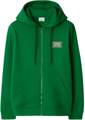 버버리 로고 프린트 집업 후드티 그린 긴팔 80934851 Buy 버버리 로고 프린트 집업 후드티 그린 긴팔 80934851