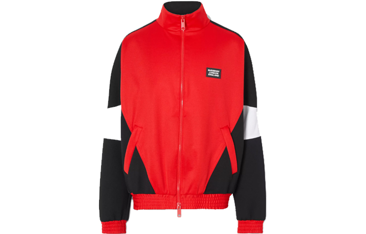 Burberry Logo Rubber Sport Jacket Red 80237801