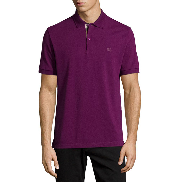 Burberry Logo Short Sleeve Polo Shirt SS21 Purple 39821501 圖 5
