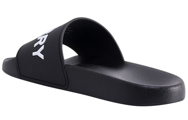 Lookbook Sandal Burberry Logo Hitam Putih Optik 80535011