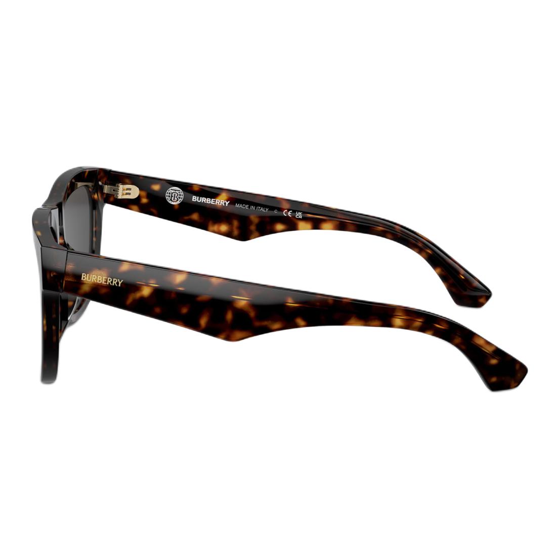 Shop Burberry Logo Square Acetate Sunglasses for Men in Tortoiseshell. BE4431U