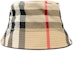 Buy Burberry Logo Stripe Check Bucket Hat Light Brown. 80500651