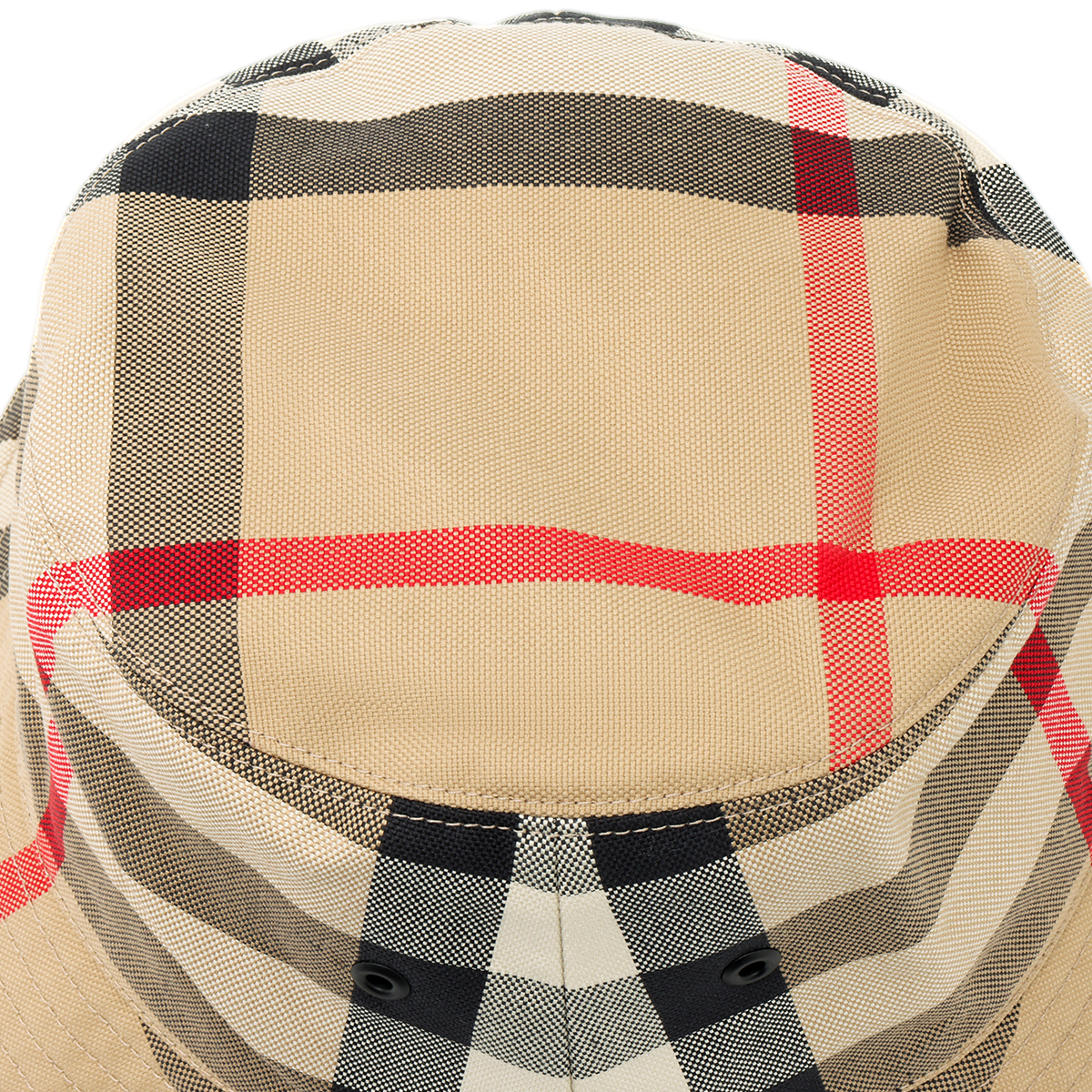 Purchase Burberry Logo Stripe Check Bucket Hat Light Brown. 80500651