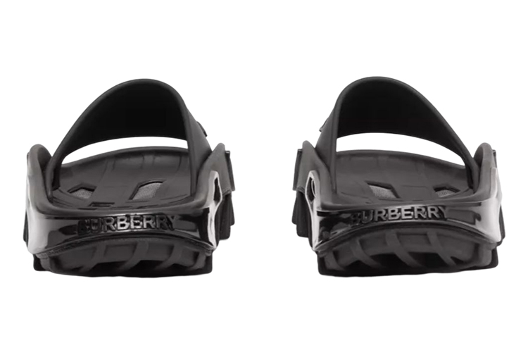 Burberry Logo Tape Decorative Slippers 'Black' 圖 4