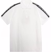 Burberry Logo Tape Short Sleeve Polo Shirt - White 80318951 Burberry Logo Tape Short Sleeve Polo Shirt - White 80318951