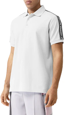 Burberry 標誌帶短袖POLO衫 - 白色 80318951 Purchase Burberry 標誌帶短袖POLO衫 - 白色 80318951