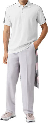 Burberry 標誌帶短袖POLO衫 - 白色 80318951 Details for Burberry 標誌帶短袖POLO衫 - 白色 80318951