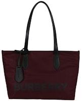 Burberry Logo Tote Burgundy Burberry Logo Tote Burgundy