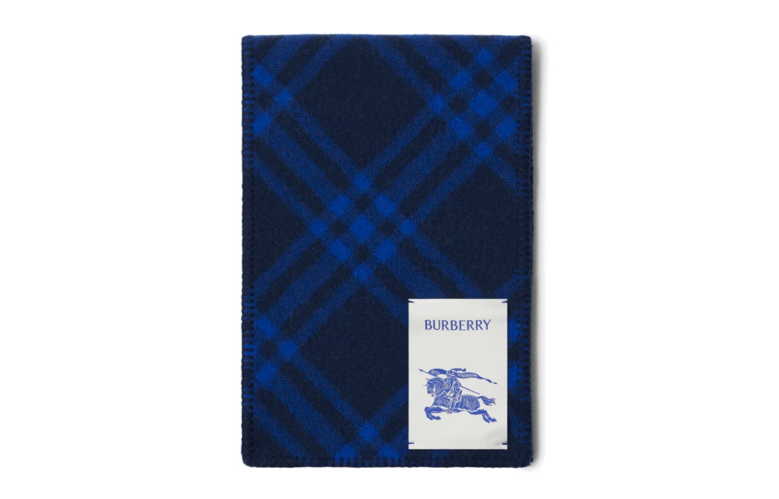 Burberry Logo Wool Knit Scarf Unisex Couple Style - Multiple Colors 80792491 圖 3