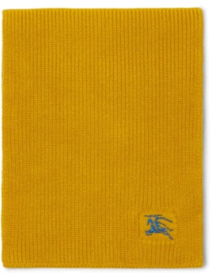 Bufanda Burberry de Lana Unisex Logo Amarilla Estilo Pareja. 80857731 Lookbook Bufanda Burberry de Lana Unisex Logo Amarilla Estilo Pareja. 80857731