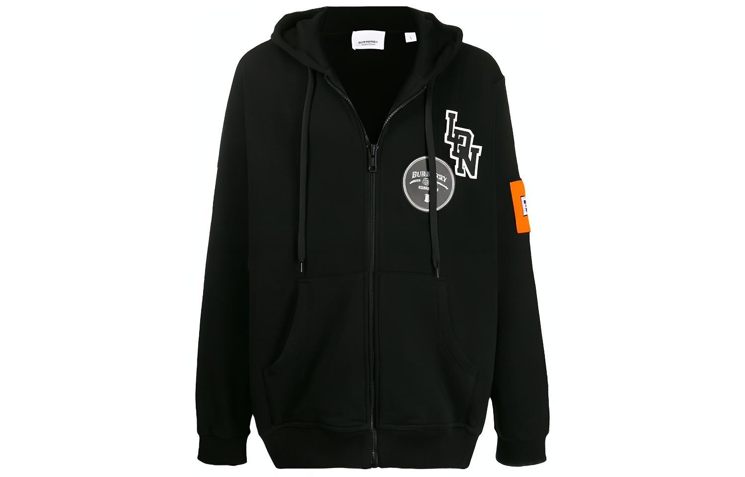 Burberry Logo Zip-Up Hoodie Jacket 80218381