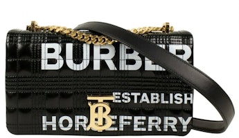 Burberry Lola Horseferry Shoulder Bag Black Burberry Lola Horseferry Shoulder Bag Black