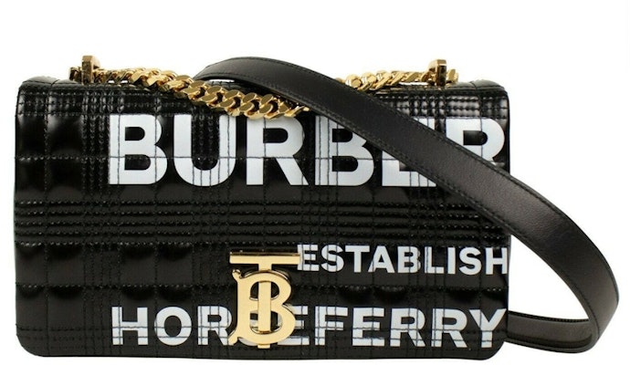 博柏利Lola Horseferry黑色肩包 Buy 博柏利Lola Horseferry黑色肩包