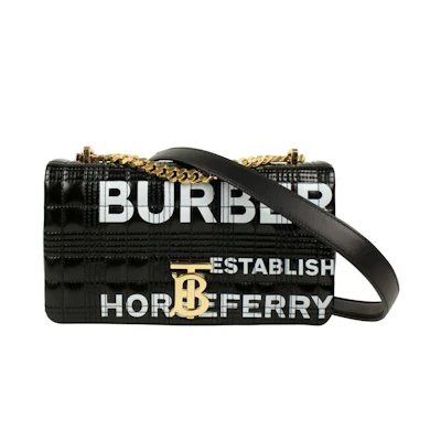 Burberry Lola Horseferry Shoulder Bag Black