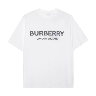 Burberry London Exclusive White Letter T-shirt SS Collection Unisex 8026017
