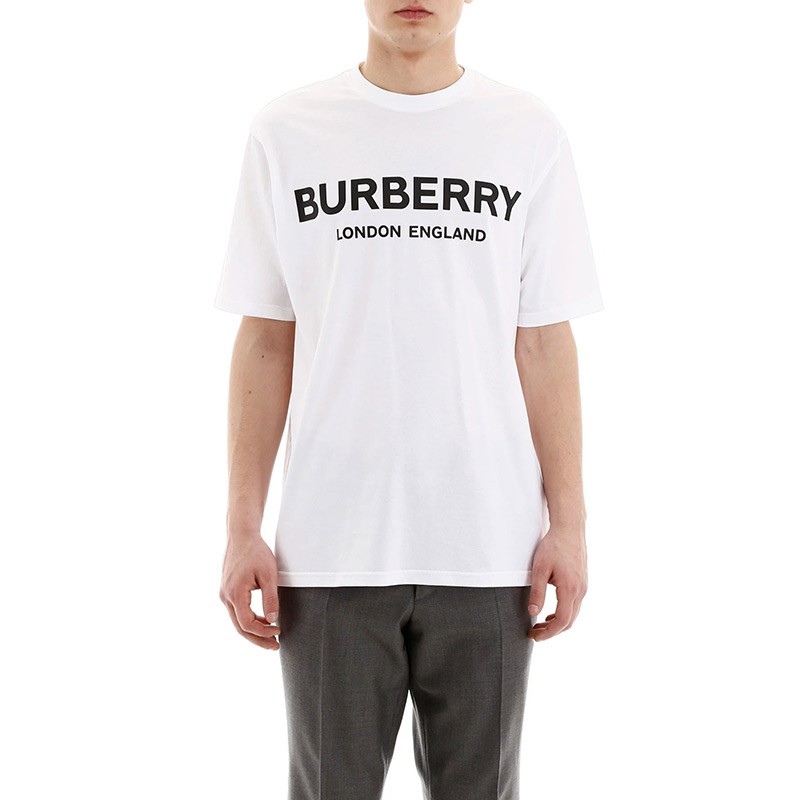 Burberry London Exclusive White Letter T-shirt SS Collection Unisex 8026017 圖 5