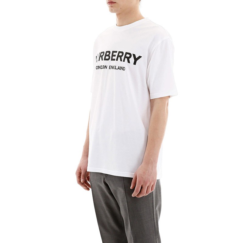 Burberry London Exclusive White Letter T-shirt SS Collection Unisex 8026017 圖 7