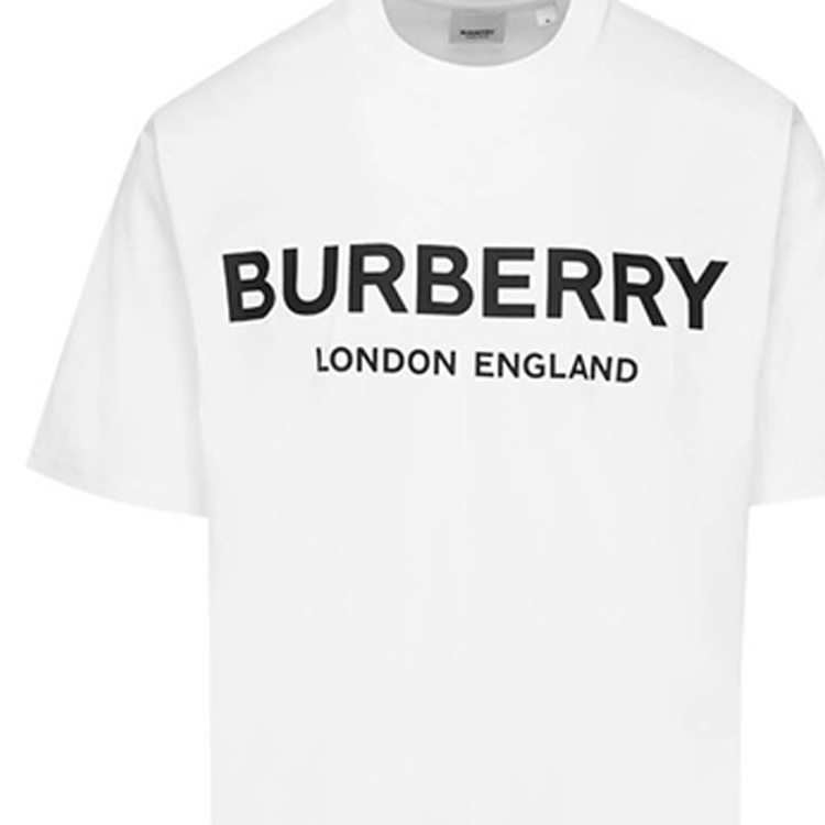 Burberry London Exclusive White Letter T-shirt SS Collection Unisex 8026017 圖 8