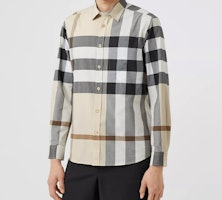 Camisa Burberry Manga Larga de Popelina con Cuadro Vintage Contraste. 80258511 Lookbook Camisa Burberry Manga Larga de Popelina con Cuadro Vintage Contraste. 80258511