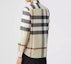Shop Camisa Burberry Manga Larga de Popelina con Cuadro Vintage Contraste. 80258511