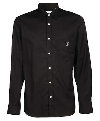 Burberry Long Sleeve Cotton Button-Up Shirt Black 80098371 Order Burberry Long Sleeve Cotton Button-Up Shirt Black 80098371