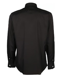 Kemeja Hitam Burberry Lengan Panjang Katun Kancing Depan 80098371 Lookbook Kemeja Hitam Burberry Lengan Panjang Katun Kancing Depan 80098371