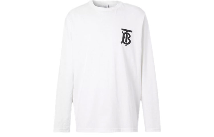 Burberry Long Sleeve Logo T-Shirt - White 80246001
