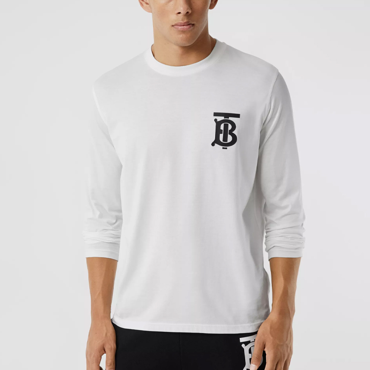 Details for Burberry 長袖標誌T恤 - 白色 80246001