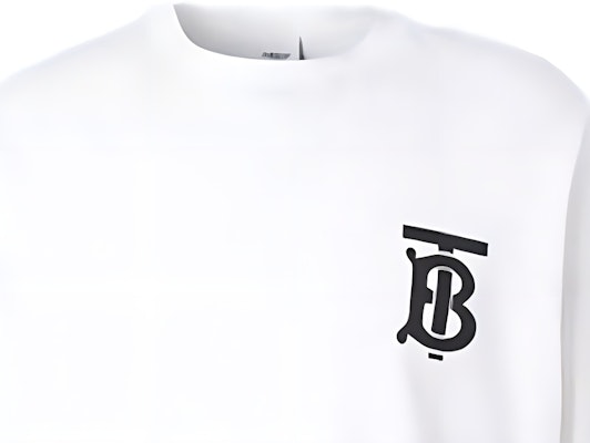 Burberry 長袖標誌T恤 - 白色 80246001 Sizing Burberry 長袖標誌T恤 - 白色 80246001