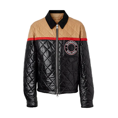 Burberry Loose-Fit Zip Jacket Black 80368191