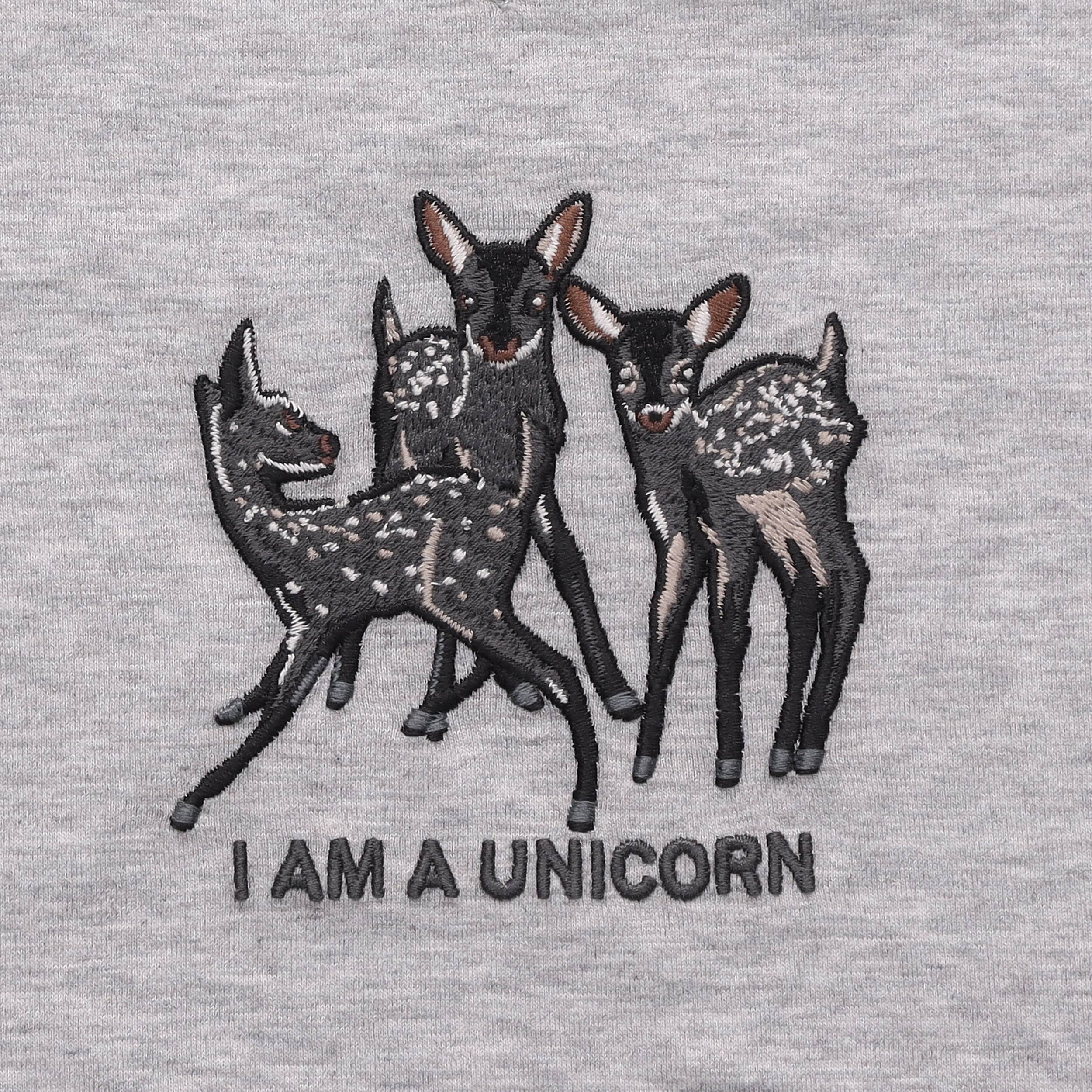 Burberry Loose Fit Grey Tee with Embroidered Deer Design 80441331 圖 7