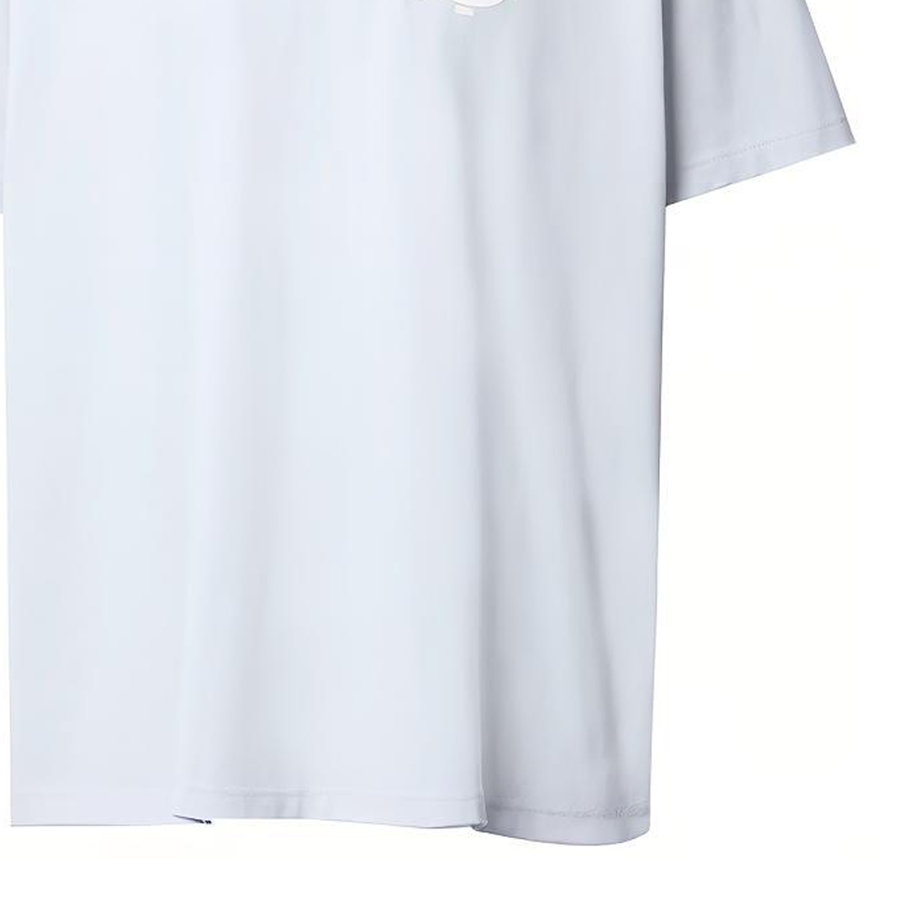 Sizing Burberry Kaos Longgar Logo Grafis Lengan Pendek. 80400621