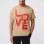 Lookbook Burberry Loose Fit Organic Cotton Graphic T-Shirt Soft Yellows Browns 80375851