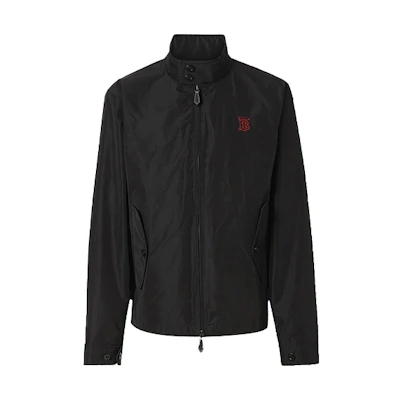Burberry Loose Fit Zip-Up Jacket - Black 80143661