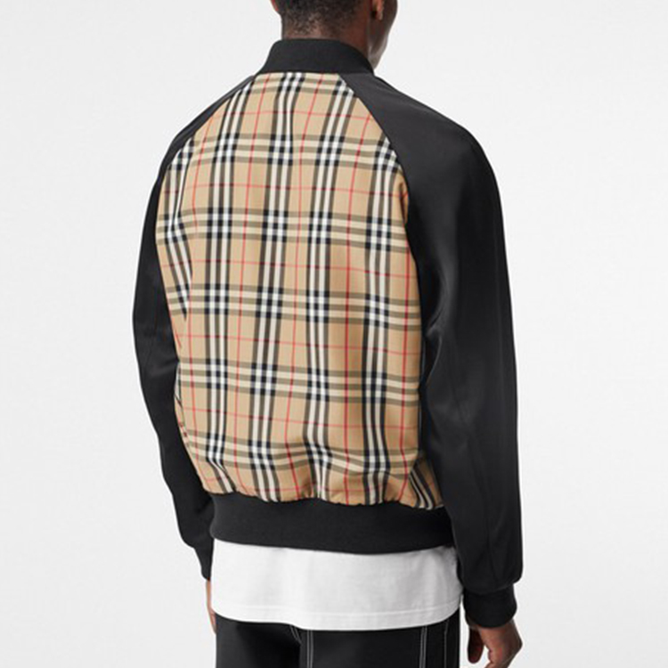 Details for 버버리 루즈핏 레터 프린트 집업 자켓 아카이브 베이지 80136341