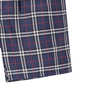 博柏利低腰宽松格纹泳裤海军蓝. 80138831 Sizing 博柏利低腰宽松格纹泳裤海军蓝. 80138831