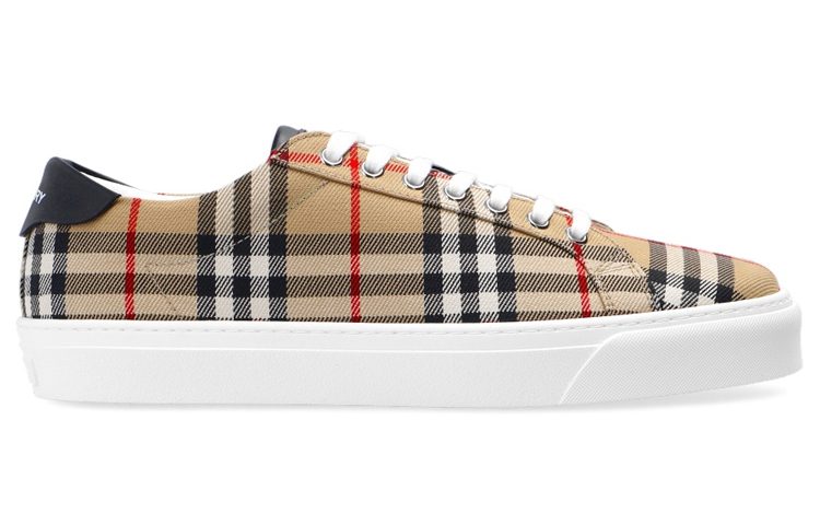 Order Burberry Sepatu Low-Top 'Coklat Kotak-Kotak' 80381851