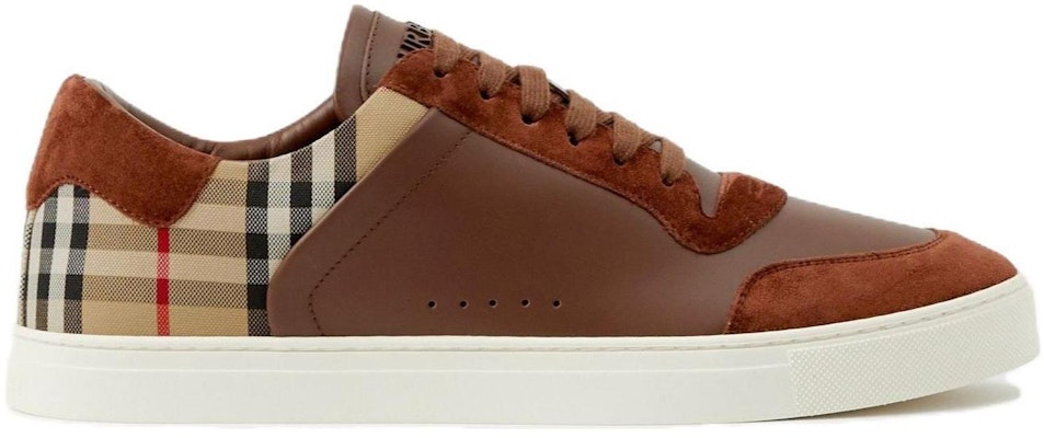 Sneaker Burberry Low-Top Lace-Up 'Coklat Merah' 80749571 Order Sneaker Burberry Low-Top Lace-Up 'Coklat Merah' 80749571