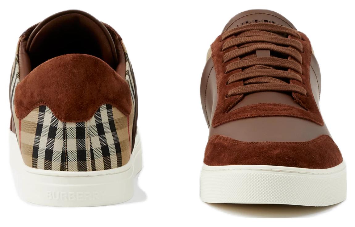 Shop 巴宝莉低帮系带运动鞋‘棕红’ 80749571