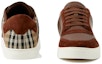 Shop Sneaker Burberry Low-Top Lace-Up 'Coklat Merah' 80749571