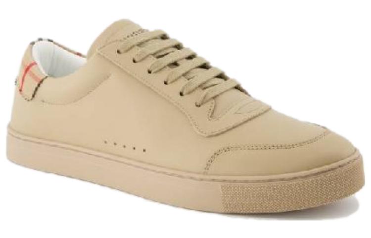 Lookbook 博柏利低帮运动鞋“米色格纹” 80655321