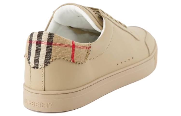 Shop 博柏利低帮运动鞋“米色格纹” 80655321