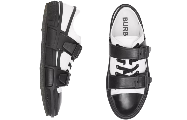 Burberry Low-Top Sneaker 'Black and White CMFT' 圖 3