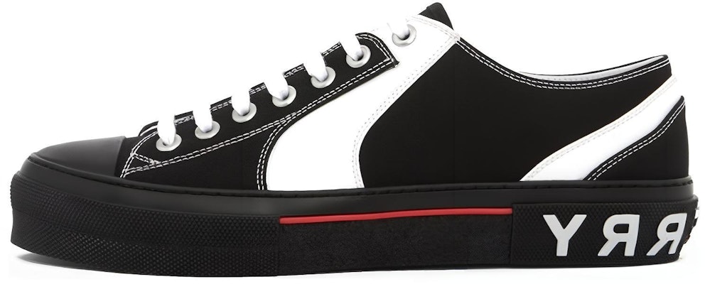 Sneaker Low-Top Burberry 'Kanvas Hitam' 80569291 Buy Sneaker Low-Top Burberry 'Kanvas Hitam' 80569291
