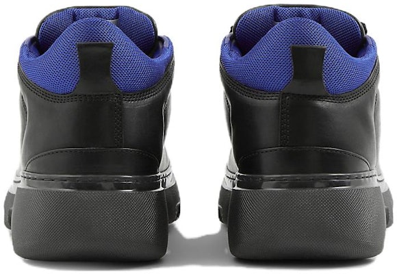 バーバリー レザーロートップスニーカー (黒) 80745641 Shop バーバリー レザーロートップスニーカー (黒) 80745641